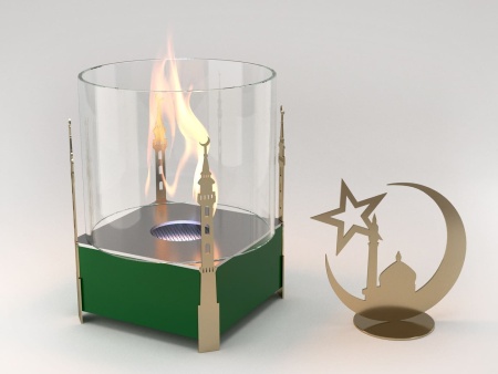 Биокамин настольный Lux Fire "Мечеть" М по цене 14 030 руб.