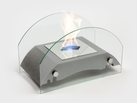 Настольный биокамин Lux Fire "Мост" M Серебро по цене 12 030 руб.